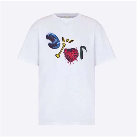 dior men insect motif t shirt|Dior men's polo shirts.